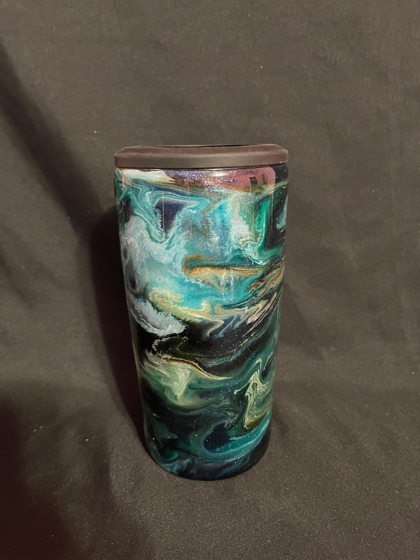 Ink swirl koozie duo